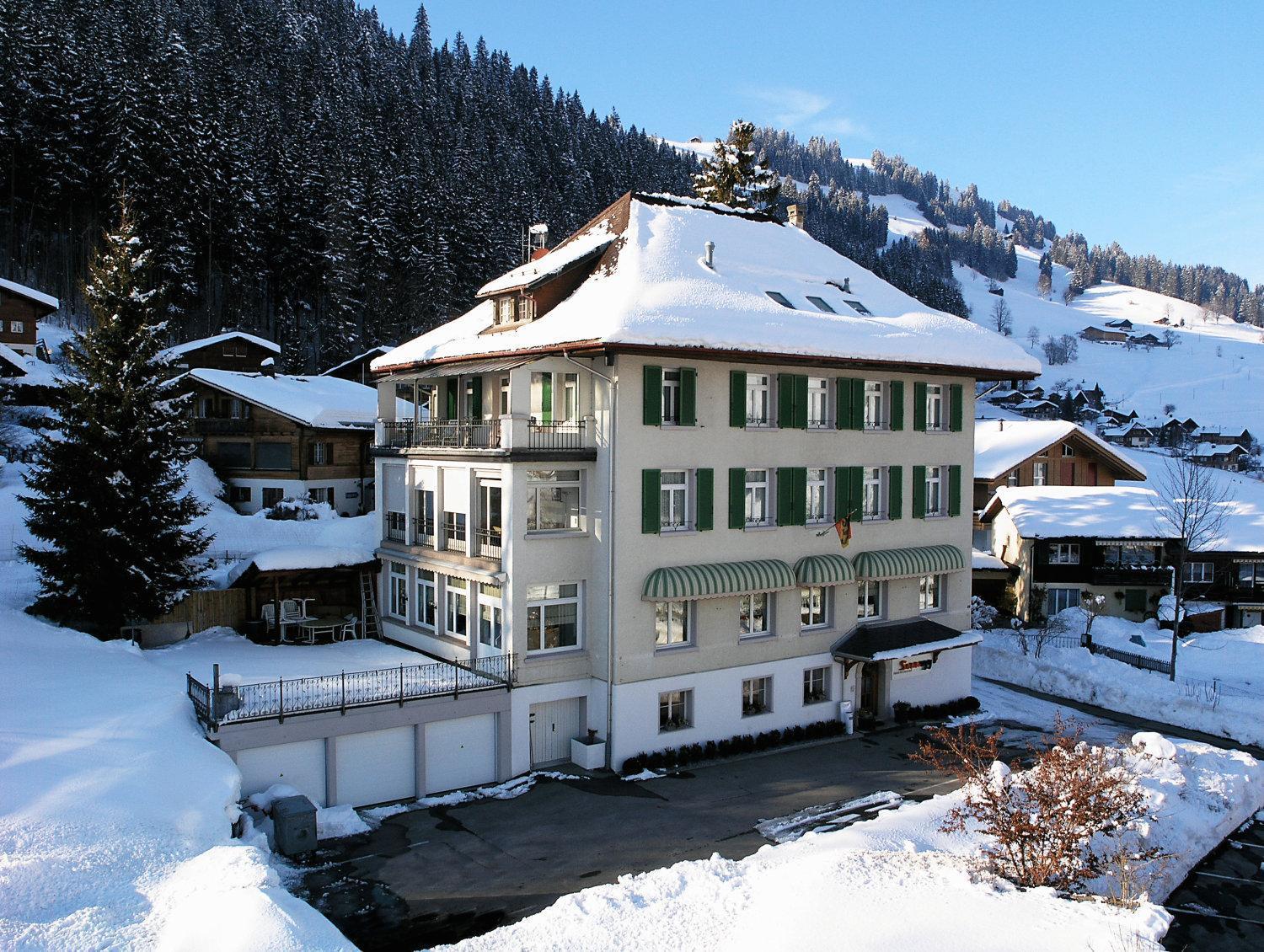 Sonnegg Hotel Zweisimmen Bagian luar foto